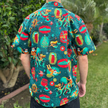 Jeff Granito's 'Seas & Greetings' Classic Aloha Button-Up Shirt - Unisex - Ready to Ship! (FREE SHIPPING in U.S.)