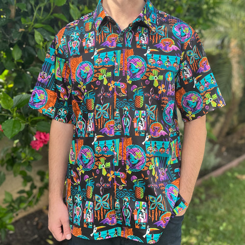 Jeff Granito's 'Calling All Spirits' Modern Fit with Flex Button-Up Shirt - Unisex - Ready to Ship!