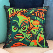 Jeff Granito's 'Creature Feature' Pillow Cover - Ready to Ship! (FREE SHIPPING in U.S.)