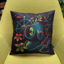 Jeff Granito's 'Deep Dive' Pillow Cover - Ready to Ship! (FREE SHIPPING in U.S.)