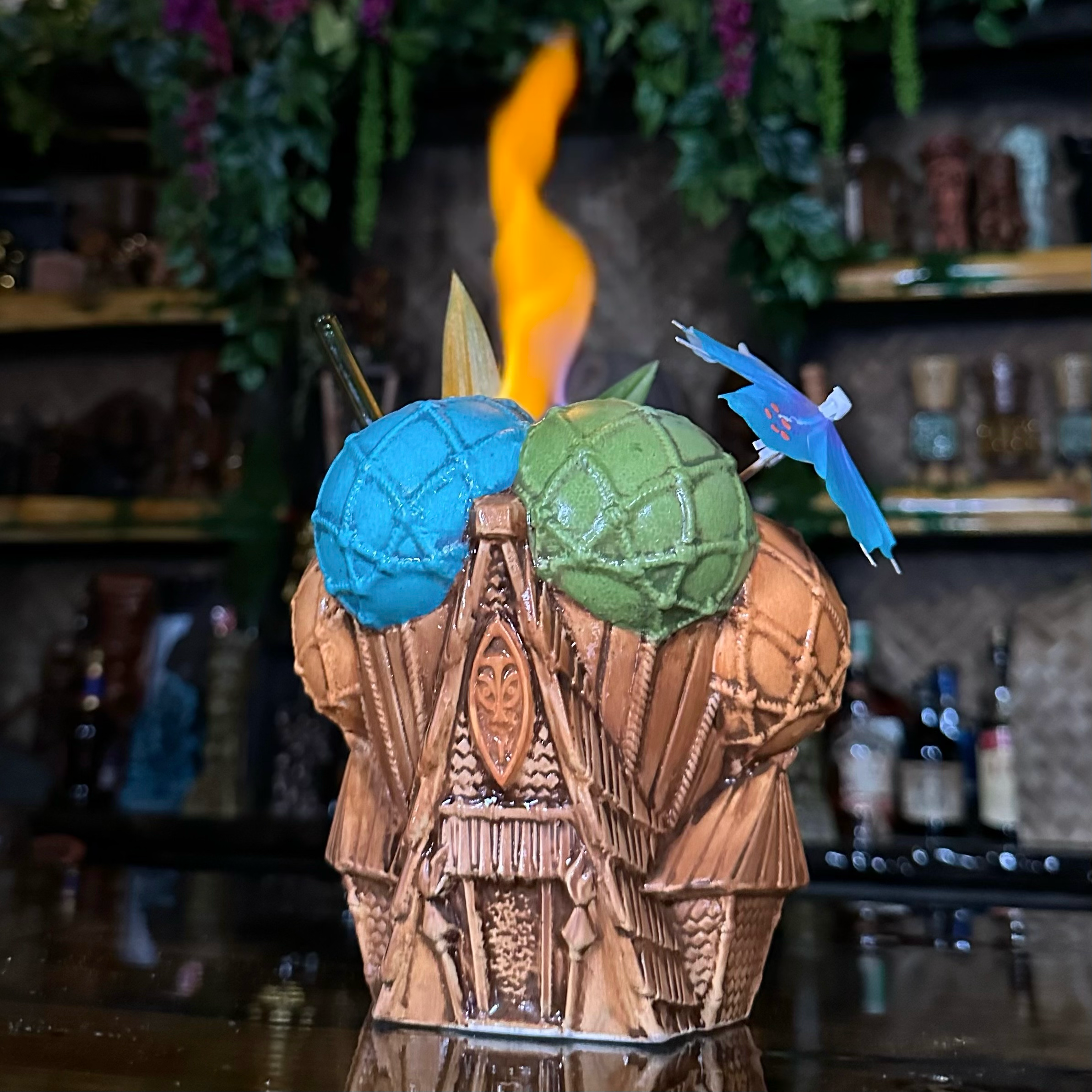 Jeff Granito's Escape to Adventure Tiki Mug, sculpted by Thor Jeff Granito's Escape to Adventure Tiki Mug, sculpted by Thor