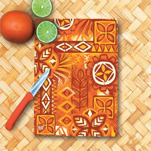 TikiLand Trading Co.'s 'Alani Tapa' Glass Cutting Board - Ready-to