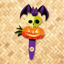 Jeff Granito's 'Happy Hulaween' Metal Yard Stakes Set of FOUR (4)
