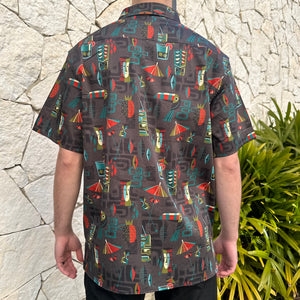 'Atomic Cocktail' Modern Fit with Flex Button-Up Shirt - Unisex - Ready to Ship!