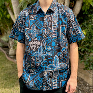 Jeff Granito's 'Danger A-Head' Modern Fit Button-Up Shirt - Unisex - Ready to Ship! (FREE SHIPPING in U.S.)