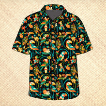 Jeff Granito's 'Birds Singing Words' Modern Fit Button-Up Shirt - Unisex - Pre-Order (FREE SHIPPING in U.S.)