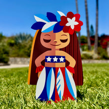 Jeff Granito's 'Summer Hula' Metal Yard Stake - Pre-Order!