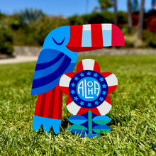 Jeff Granito's 'Star-Spangled Aloha' Metal Yard Stake Set of THREE (3) - Pre-Order!
