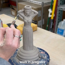 Dodge Hula Girl Lamp ceramic tiki mug - Limited Run - Laguna Studio, Made in USA - Made to Order, Shipping Weekly