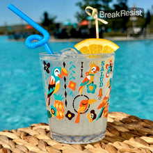 Jeff Granito's 'Birds Singing Words' BreakResist Cocktail Tumbler  - Pre-Order