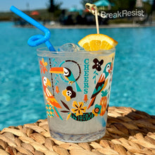 Jeff Granito's 'Birds Singing Words' BreakResist Cocktail Tumbler  - Pre-Order