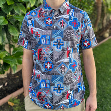 'Star Bars Silver' Men's Performance Golf Polo - Ready to Ship! (FREE SHIPPING in U.S.)