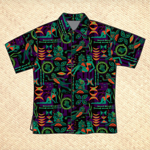 Jeff Granito's 'Creature Feature - Classic Aloha Button Up-Shirt - Unisex - Ready-to-Ship!