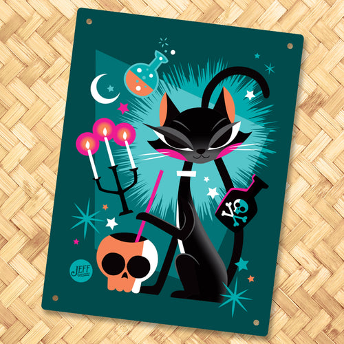 Jeff Granito's 'Cat Trick' Metal Sign - Pre Order