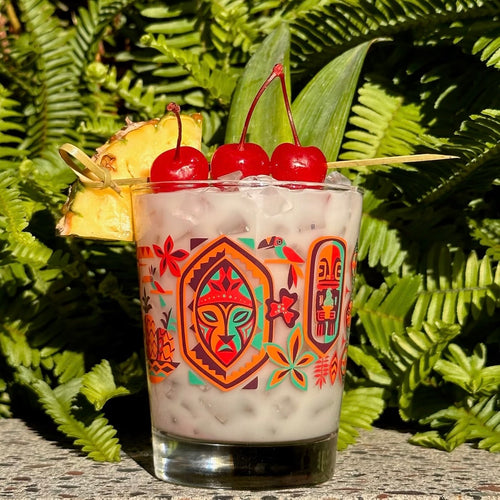 Jeff Granito's 'Polynesian Paradise' Mai Tai Cocktail Glass - Rolling Pre-Order / Ready-to-Ship!