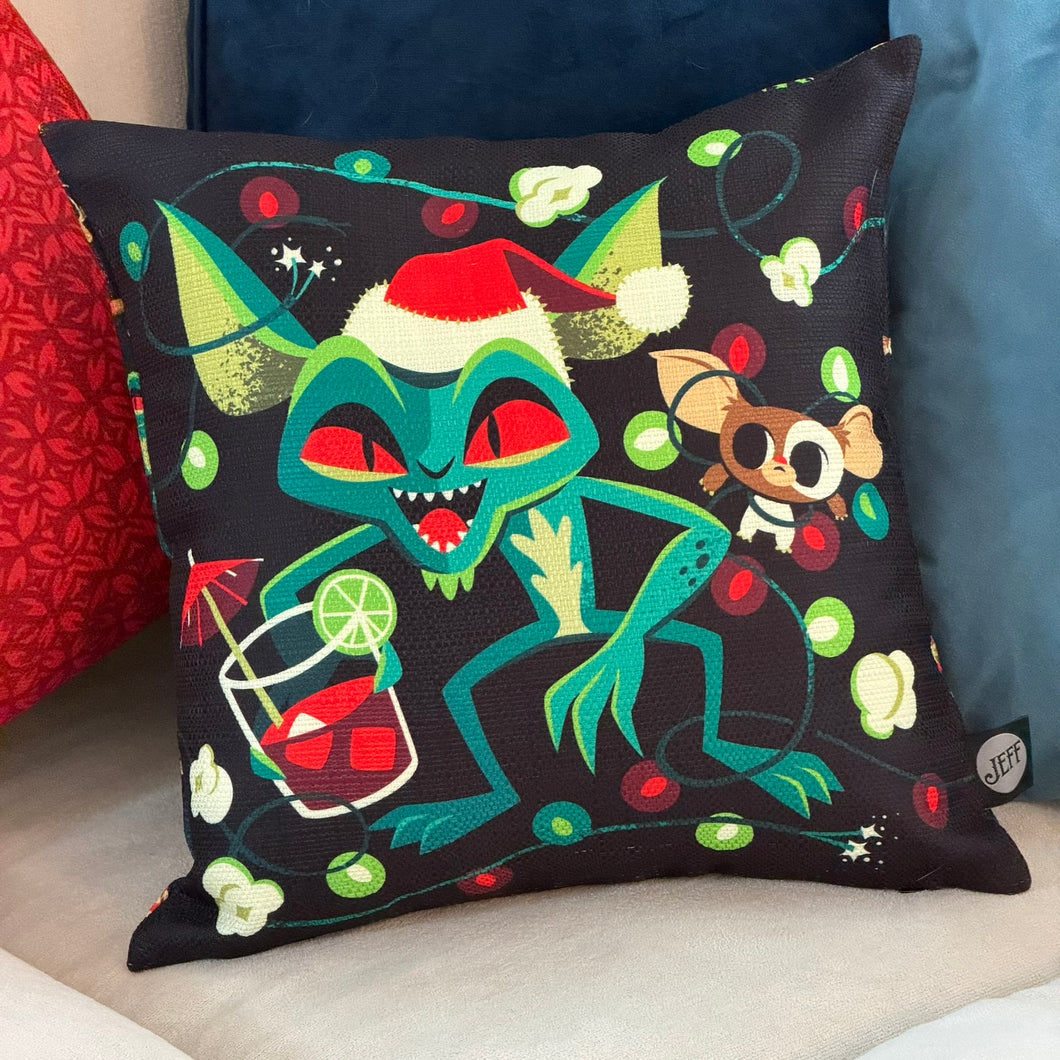 Jeff Granito's 'Wreck the Halls' Pillow Cover - Ready to Ship! (FREE SHIPPING in U.S.)