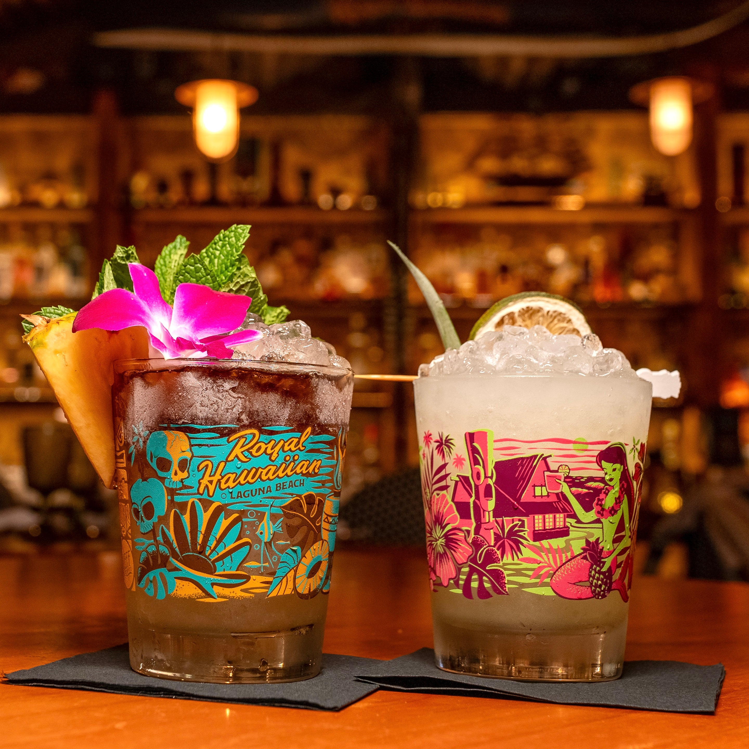 ★稀少TIKIマグ★SQUIDティキファーム ショットグラス　shagサーフィン Jeff Granito's 'Royal Hawaiian: Laguna Classic' Mai Tai Cocktail