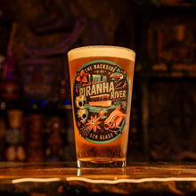 Jeff Granito's 'Piranha River Cruise' Pint Glass (1) - Ready to Ship!