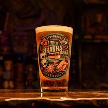 Jeff Granito's 'Piranha River Cruise' Pint Glass (1) - Ready to Ship!