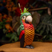 Rum Runner Macaw: Jungle · Ceramic Tiki Mug · Pre-Order