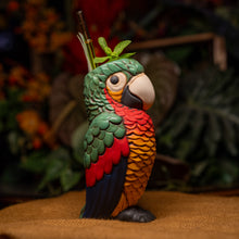 Rum Runner Macaw: Jungle · Ceramic Tiki Mug · Pre-Order