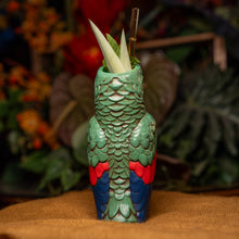 Rum Runner Macaw: Jungle · Ceramic Tiki Mug · Pre-Order