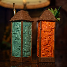 Tiki tOny's Enchanted Tiki Mug: Sunset + Rain · Ceramic Tiki Mugs · Pre-Order