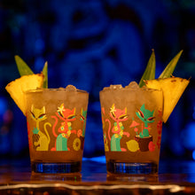 Jeff Granito's 'Meowie Wowie' Mai Tai Cocktail Glass (1) - Ships Late April/early May!