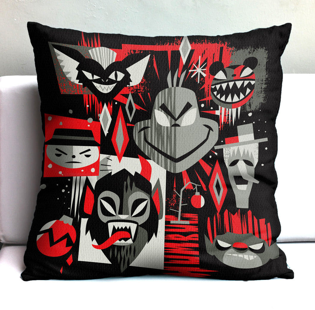 Jeff Granito's 'Dark Christmas' Pillow Cover - Ready to Ship! (FREE SHIPPING in U.S.)