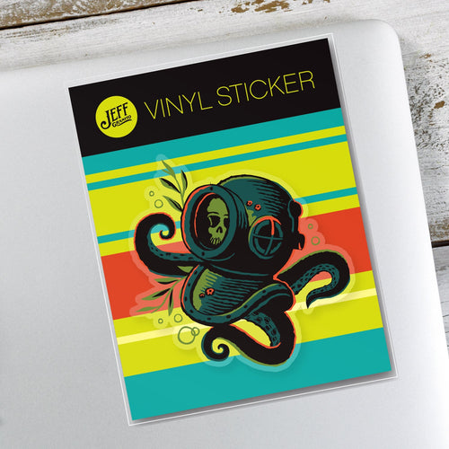 Jeff Granito's 'Deep Dive' Vinyl Sticker - Ready to Ship!