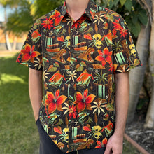 Jeff Granito's 'Piranha River Cruise' Modern Fit Button-Up Shirt - Unisex - Ready to Ship! (FREE SHIPPING in U.S.)