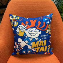 Jeff Granito's 'How About a Mai Tai?' Pillow Cover - Ready to Ship! (FREE SHIPPING in U.S.)