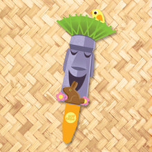 Jeff Granito's 'Easter Island Moais' Metal Yard Stake Set of TWO (2) - Pre-Order!