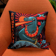 Jeff Granito's 'Rumzilla' Pillow Cover - Ready to Ship! (FREE SHIPPING in U.S.)
