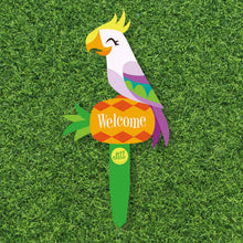 Jeff Granito's 'Birds Singing Welcome' Large Metal Yard Stake Set of Two (2) - Pre-Order