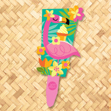 Jeff Granito's 'Tropical Flamingo' Metal Yard Stake Set of TWO (2) - Pre-Order!