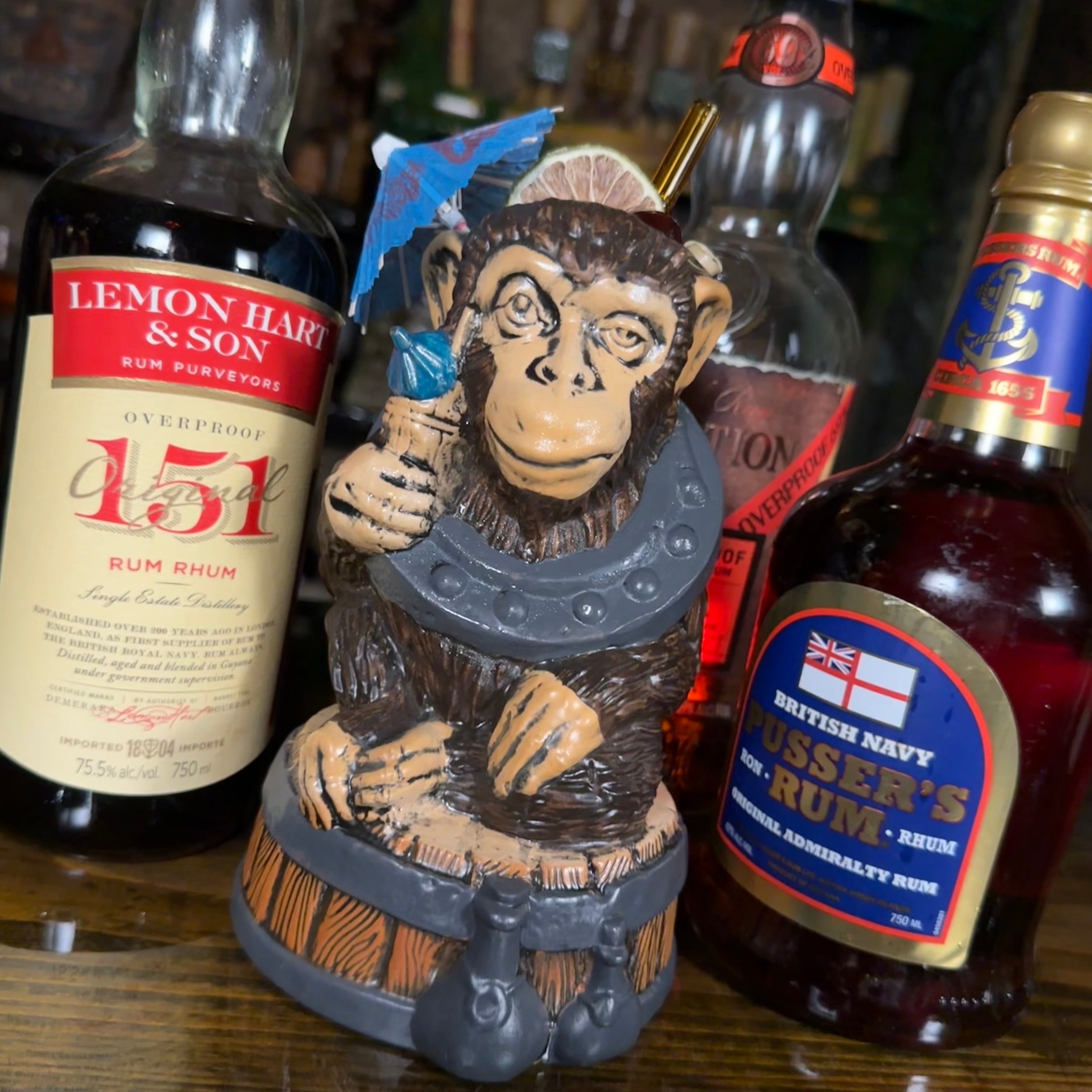 まみ　５５，５６，８６ Doug Horne's Booze Chimp Tiki Mug, sculpted by Thor – Tikiland