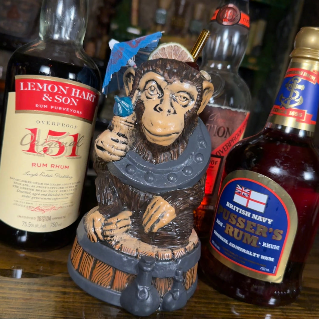 Doug Horne's Booze Chimp Tiki Mug, sculpted by Thor - Limited Edition / Limited Time Pre-Order