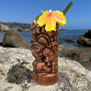 Hoa Kahiko Ku Tiki Mug, sculpted by Thor - Ready to Ship!