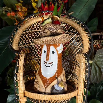 Bob the Beachcomber Tiki Mug, sculpt by Thor - Ready to Ship!