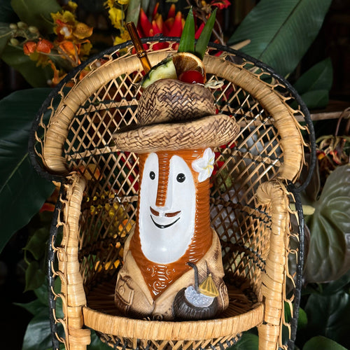 Bob the Beachcomber Tiki Mug, sculpt by Thor - DECOR USE ONLY - Ready to Ship! (FREE SHIPPING in U.S.)
