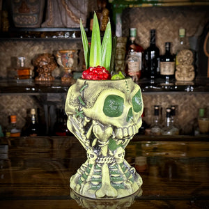 Jeff Granito's Calix Mortis - ceramic Tiki Mug - DECOR USE ONLY - Ready to Ship! (FREE SHIPPING in U.S.)