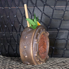 DIVE! DIVE! DIVE!  Sunset Edition - Ceramic Tiki Mug, sculpt by Thor - DECOR USE ONLY - Ready to Ship! (FREE SHIPPING in U.S.)
