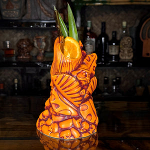 Jeff Granito's Be-Headed to the Altar Tiki Mug (Sanguine Sunset), sculpted by Thor - Limited Edition of 190 - Ready to Ship!