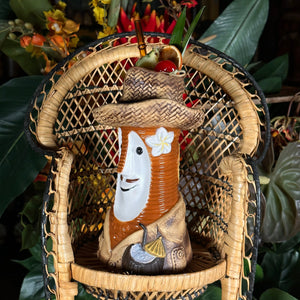 Bob the Beachcomber Tiki Mug, sculpt by Thor - DECOR USE ONLY - Ready to Ship! (FREE SHIPPING in U.S.)