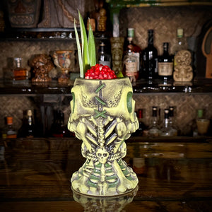 Jeff Granito's Calix Mortis - ceramic Tiki Mug - DECOR USE ONLY - Ready to Ship! (FREE SHIPPING in U.S.)