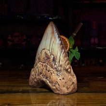 Megalodon Relic ceramic Tiki Mug - Limited Edition of 175- Made in USA - Sculpt by Thor - Ready to Ship (and some that ship in about 1 month) - (FREE Shipping in U.S.)