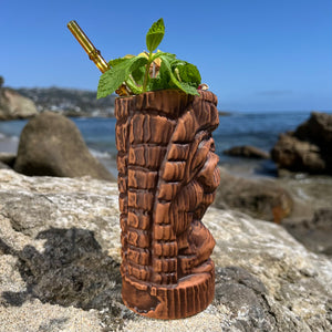 Hoa Kahiko Ku Tiki Mug, sculpted by Thor - Ready to Ship!