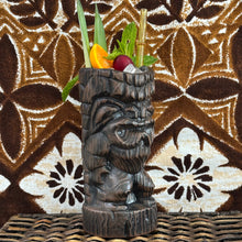 Hoa Kahiko Ku Tiki Mug (Dark Wood glaze), sculpted by Thor - Ceramic - Limited Edition / Limited Time Pre-Order