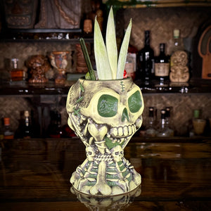 Jeff Granito's Calix Mortis - ceramic Tiki Mug - DECOR USE ONLY - Ready to Ship! (FREE SHIPPING in U.S.)